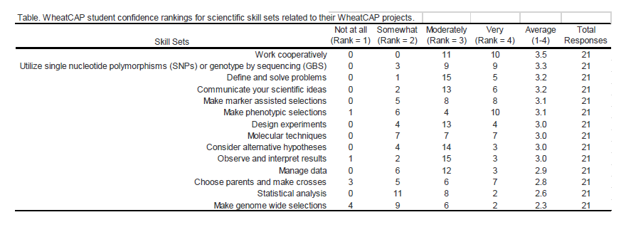 skill sets chart